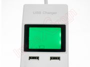 8 USB Ports Superfast Charging USB Charger with Display Screen